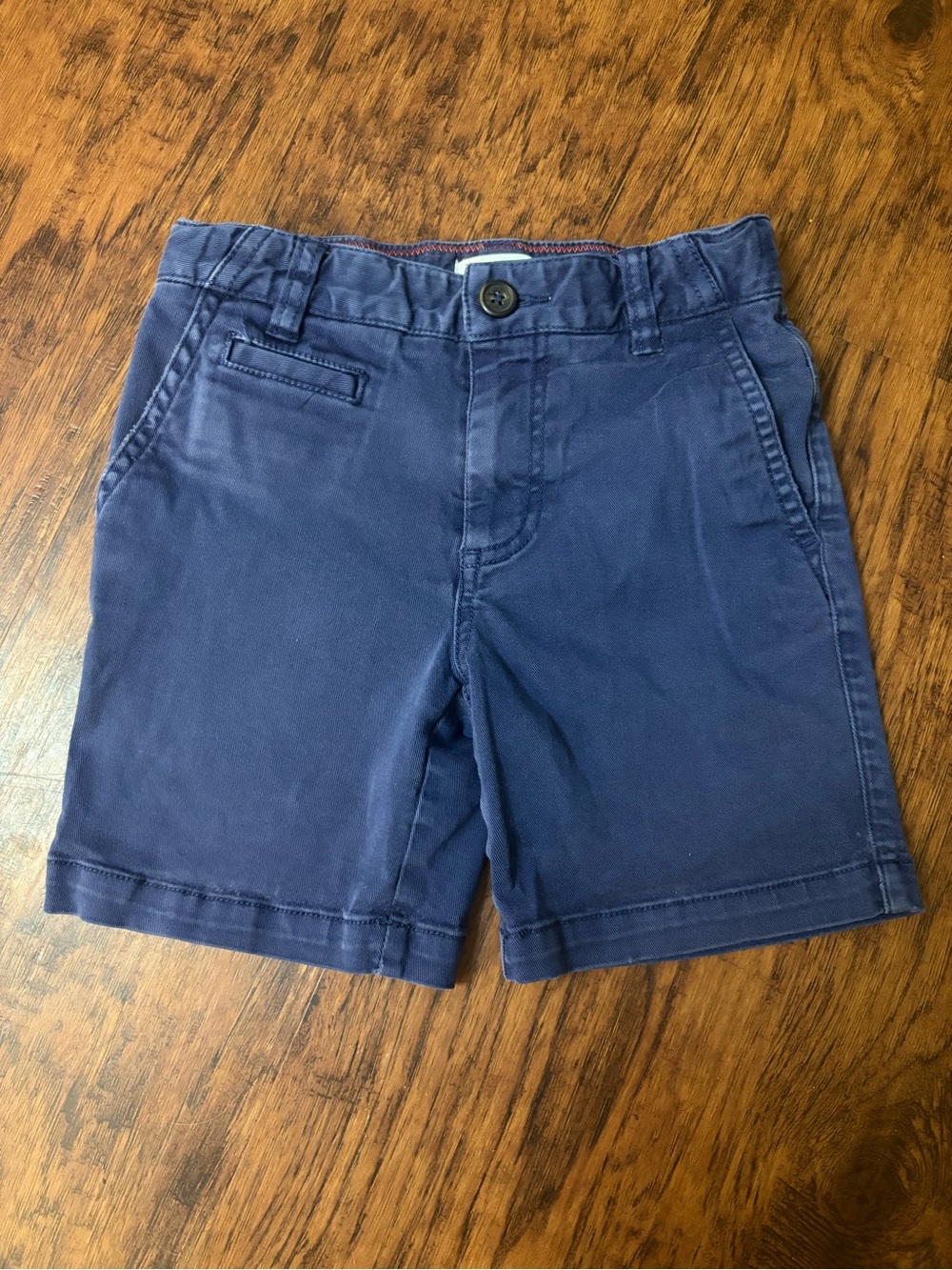 Boden Navy Cotton Chino Shorts